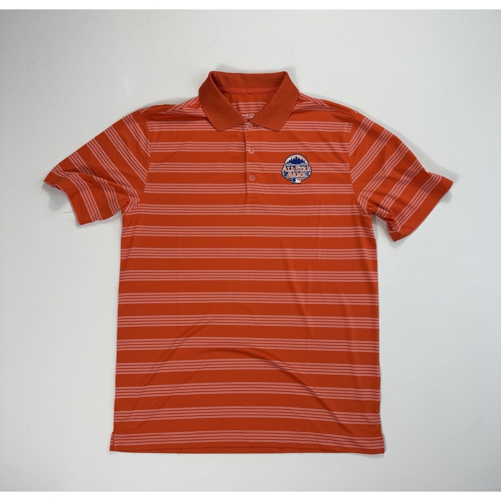 Nike Mens Tour Performance Polo 2013 MLB All Star Game Golf Dri-Fit Orange M